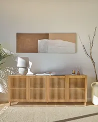 Сервант Beyla 180x70 см, массив дуба, дубовый шпон
