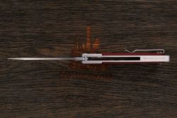 Нож складной Artisan 1802GD-BR Classic, клинок 98мм, сталь VG-10 в обкладках, рукоять G10