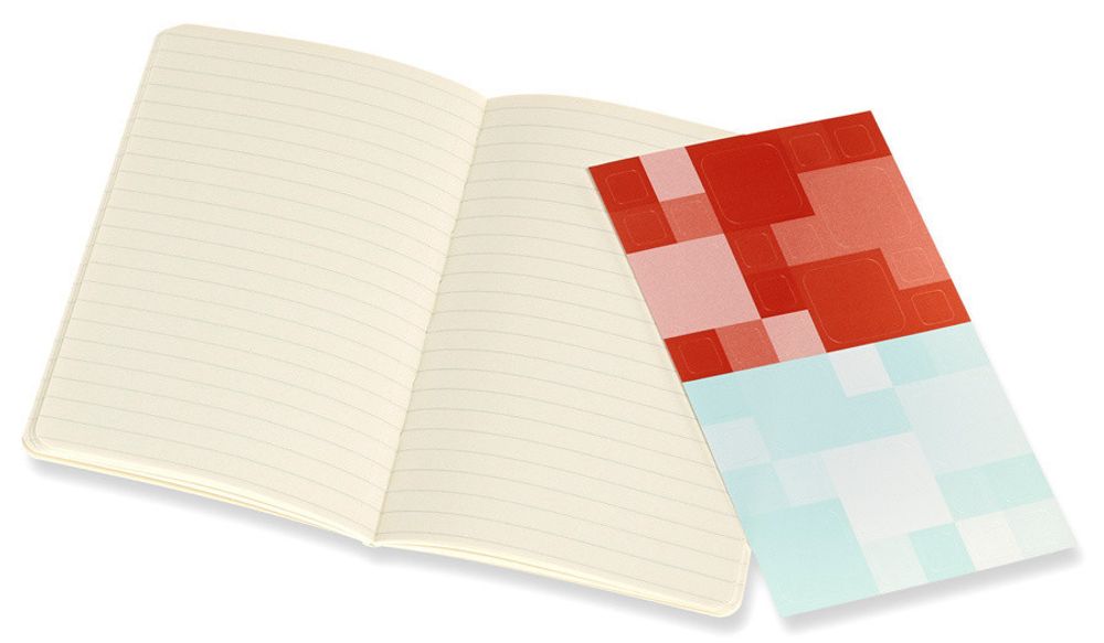 Блокнот Moleskine Volant Pocket линейка мягкая обложка 2 шт (QP711F16B24)