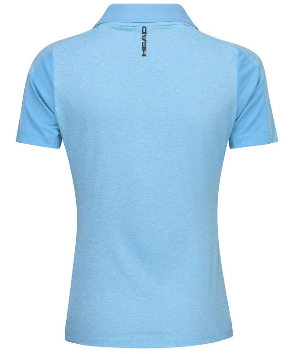 Женское поло Head Padel Tech Polo Shirt - Бирюзовый