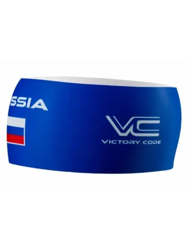 Повязка широкая PRO RUSSIA, blue