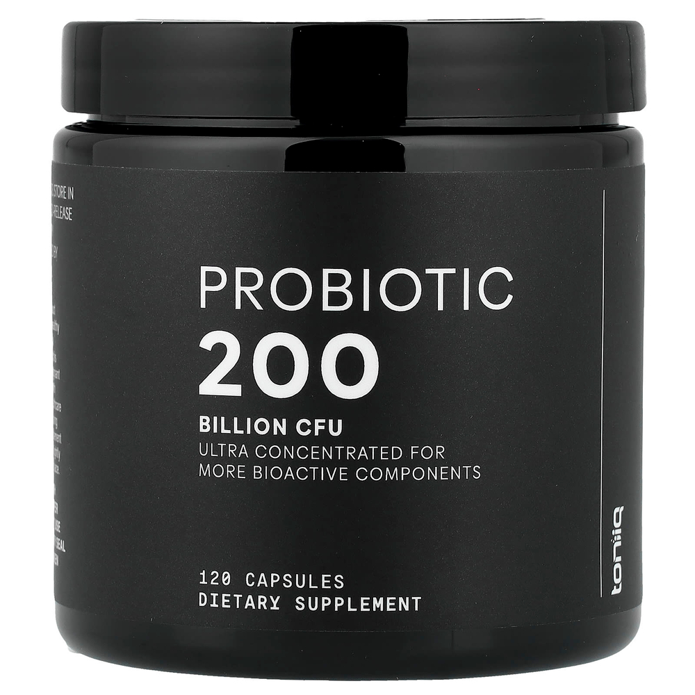 Toniiq, Probiotic 200, 120 капсул