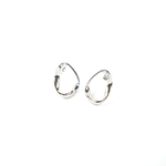 Серьги ОВАЛ silver
