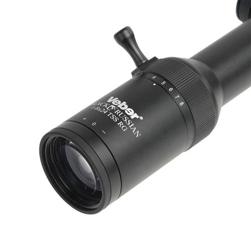 Оптический прицел Veber Black Russian 1-8x24 TSS RG ( Сетка FireDot 4 / с подсветкой )