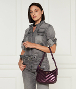 Кожаная сумка хобо HALF MOON MINI Pinko - фиолетовый(102790 A1RO)
