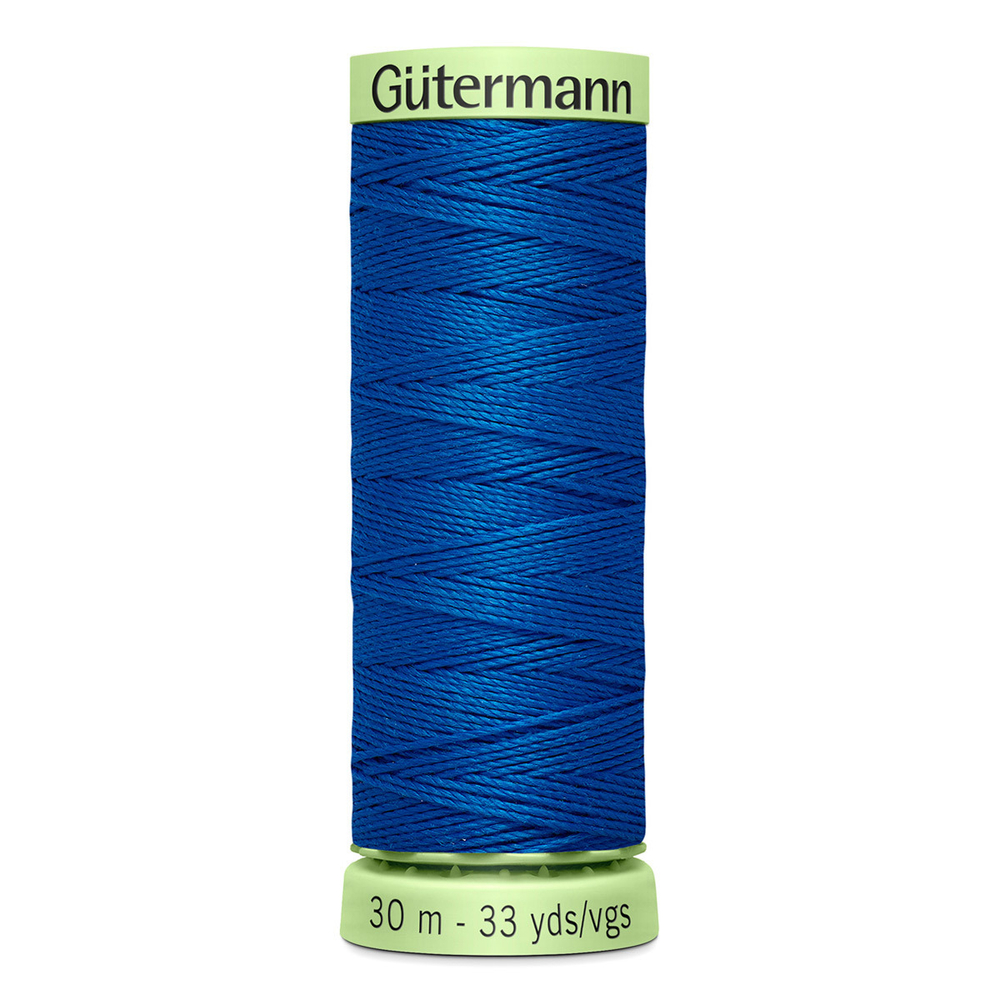 Нить Top Stitch 30/30 м для декоративной отстрочки, Gutermann, 322 синяя бирюза