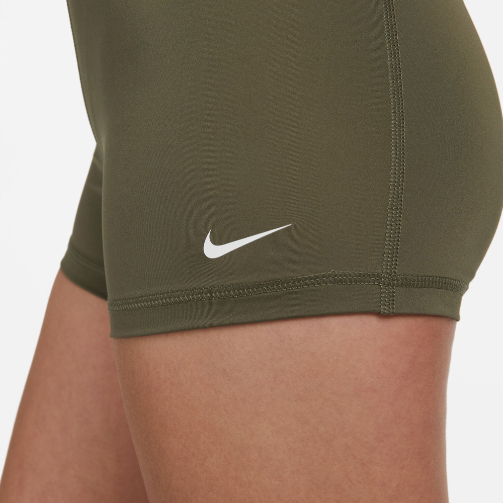 Женские теннисные шорты Nike Pro 3in Shorts Women - Olive, Black