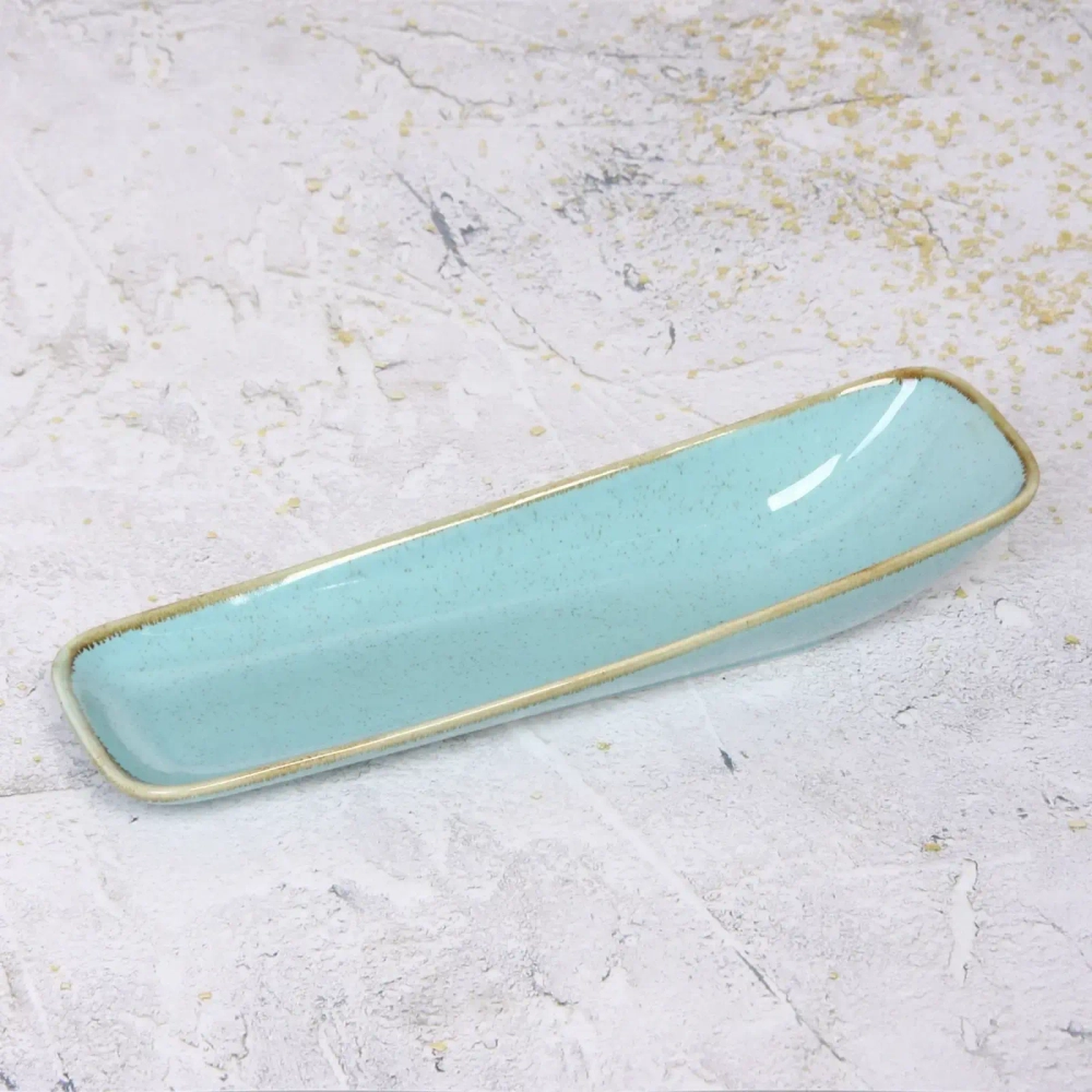 Тарелка керамическая «Tiffany Blue»сервировочная 30*9,5*5см