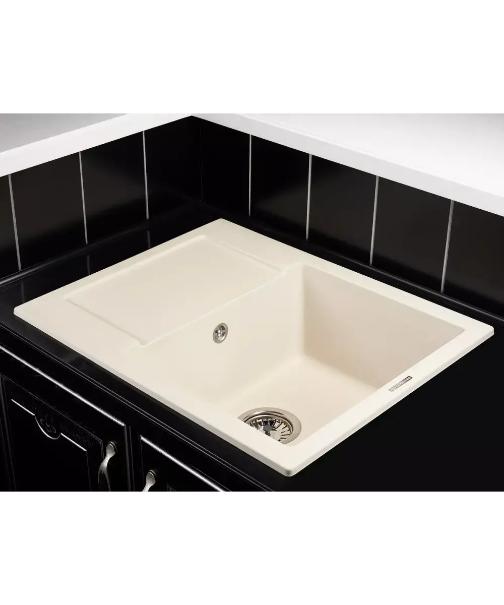 Кухонная мойка Kuppersberg MODENA 1B1D WHITE фото 2