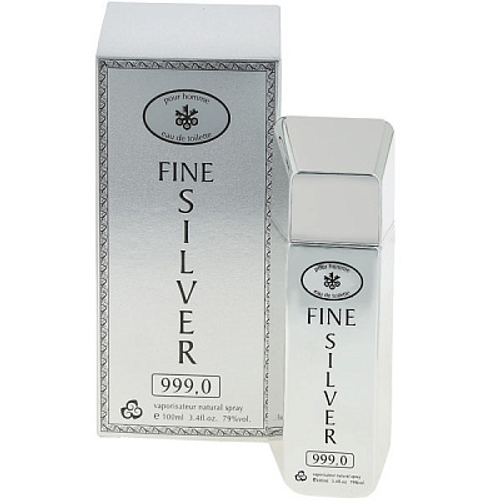 Туалетная вода для мужчин КПК "FINE SILVER 999,0" 100мл Россия