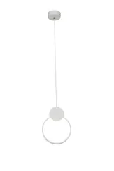 Светильник подвесной светодиодный Rilon 2416/1 WHITE, 22 Вт, белый