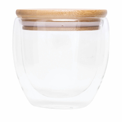 Стакан с двойными стенками BAMBOO ART S, объем ок. 250 ml