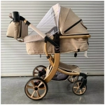 Детская коляска Luxmom 608 2в1 (хаки)