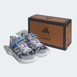 Adidas Кроссовки Minecraft Fortarun 4.0 для детей, серый