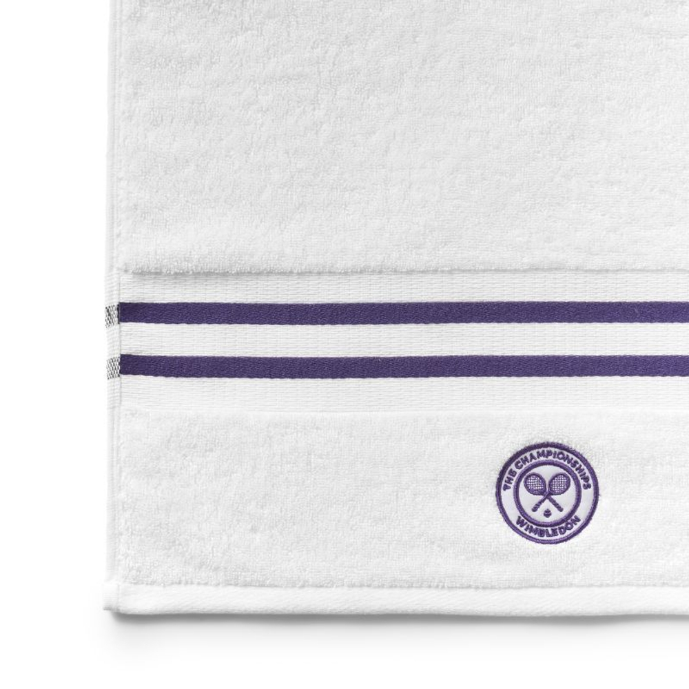 Полотенце теннисное Wimbledon Baseline Полотенце теннисное Set - white/purple