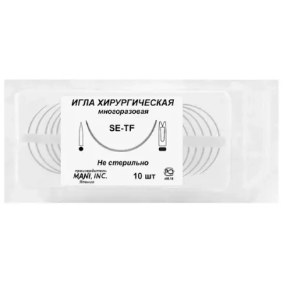 Игла хирургическая колющая Mani SE-TF 32 LL 5/8 10 шт