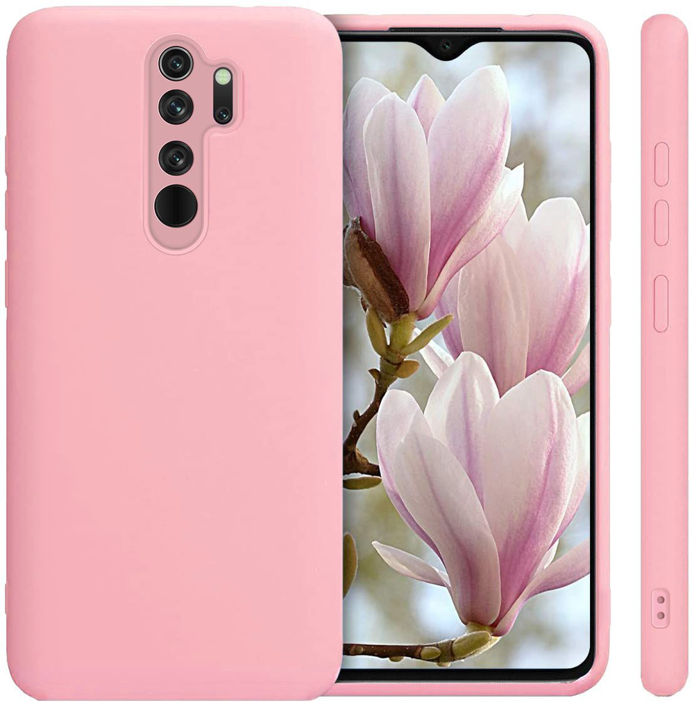 Мягкий Soft Touch чехол из силикона для XIAOMI REDMI NOTE 8 PRO с бархатной подкладкой