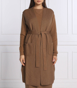 Хлопковый кардиган uruguay Max Mara Leisure - коричневый(335603266)