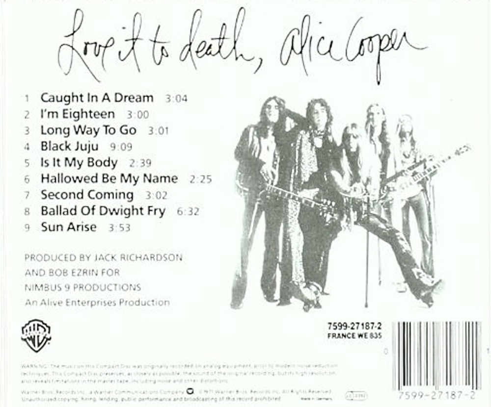 Alice Cooper / Love It To Death (CD)