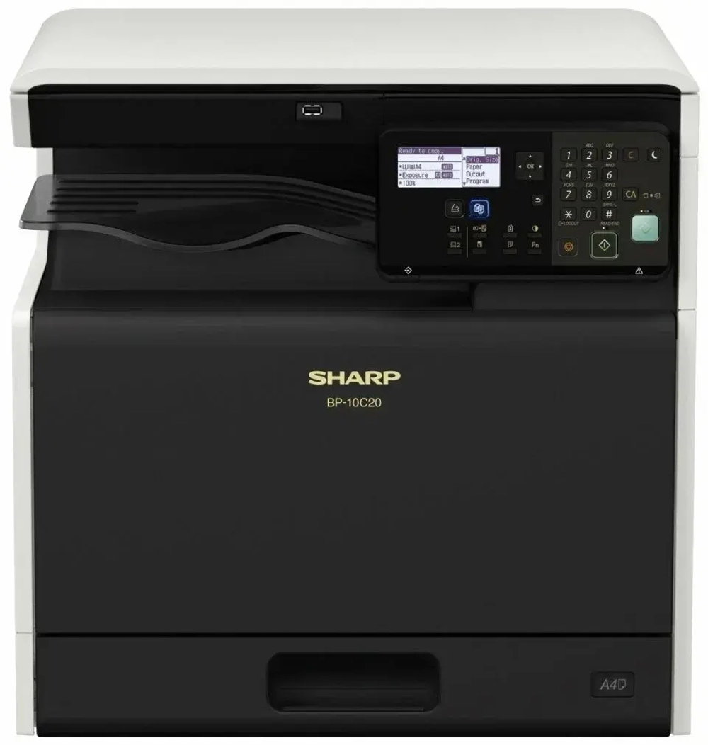 МФУ лазерное Sharp BP-10C20EU, цветн., A3, черный/белый