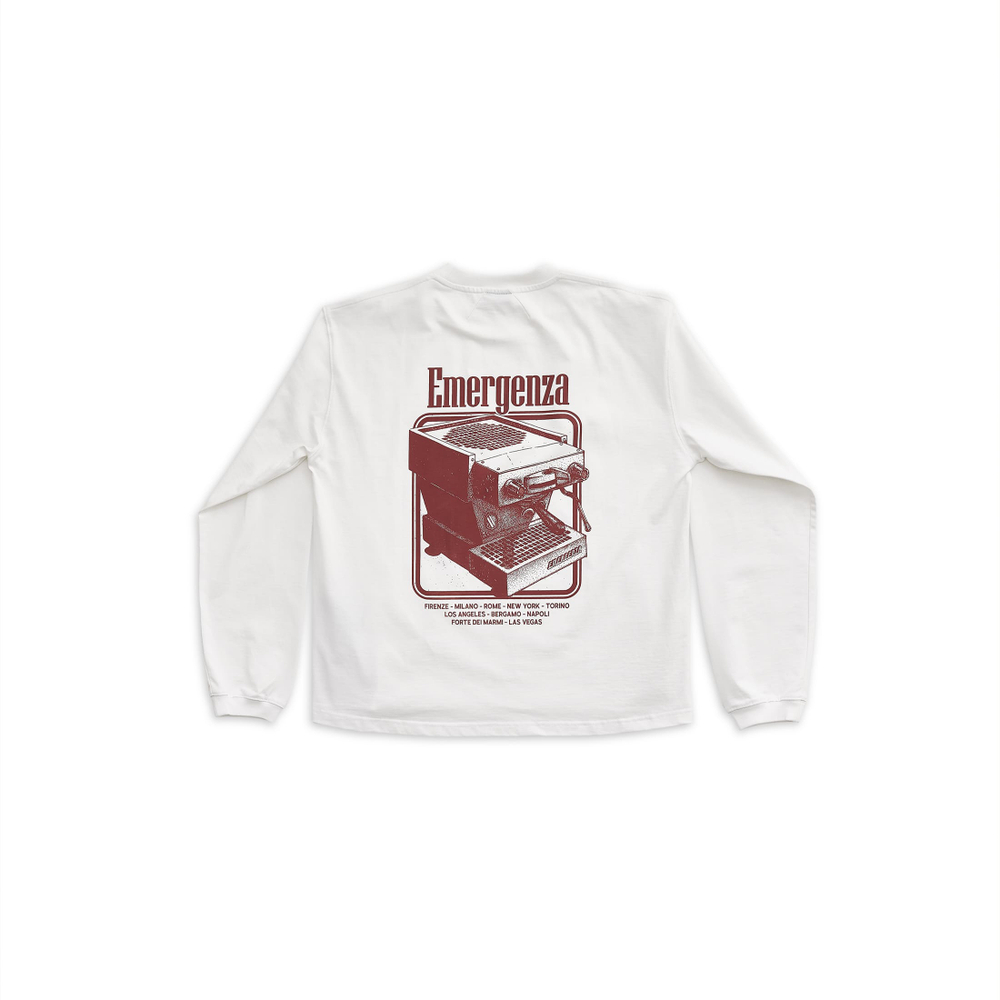 COFFEE CROPPED LONGSLEEVE OVERSIZED