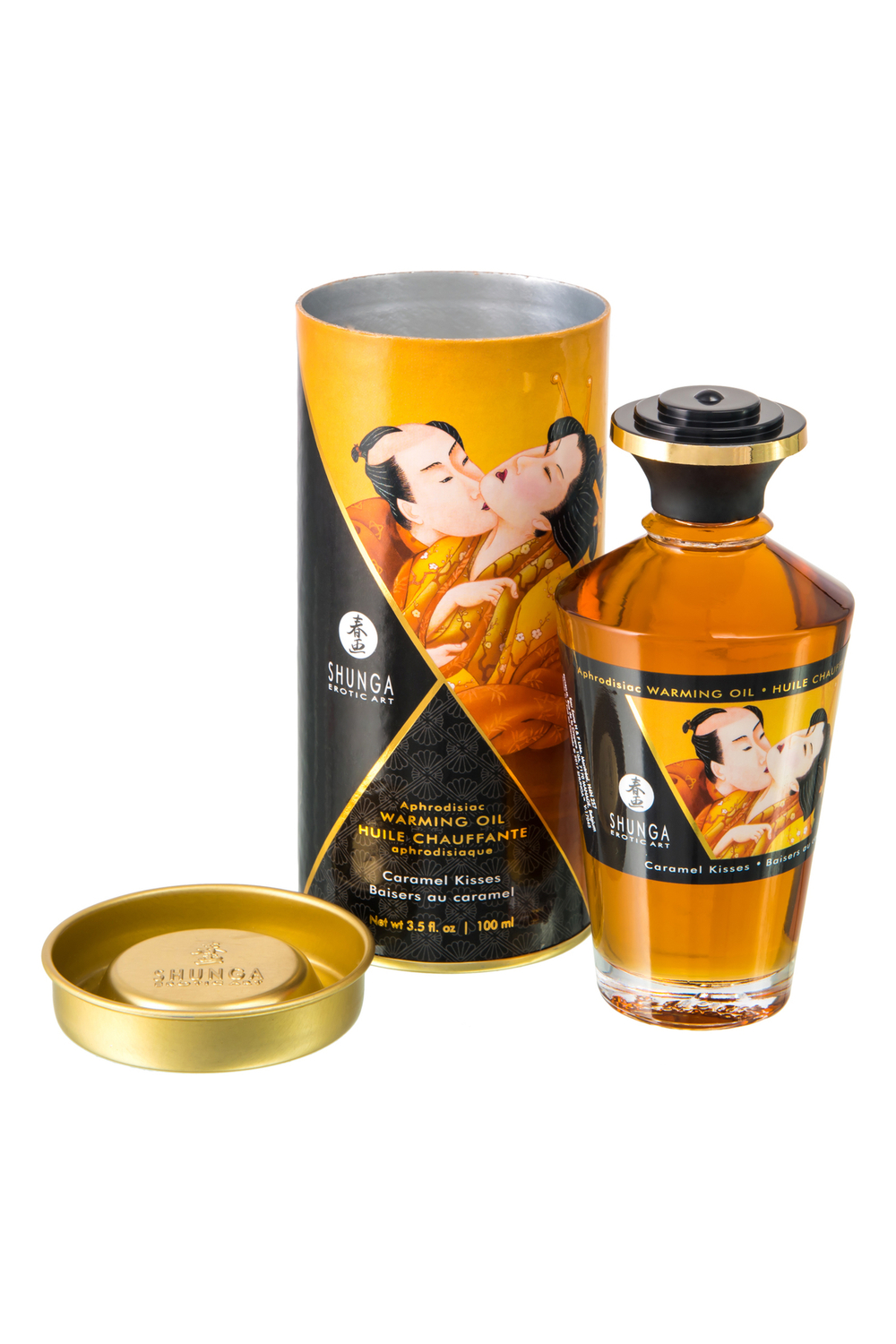 Shunga Съедобное масло для массажа. Карамель, 100 мл