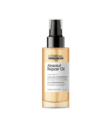 L'Oreal Professionnel ABSOLUT REPAIR 10-in-1 Oil - многофункциональное масло-уход 10-в-1 для восстановления поврежденных волос