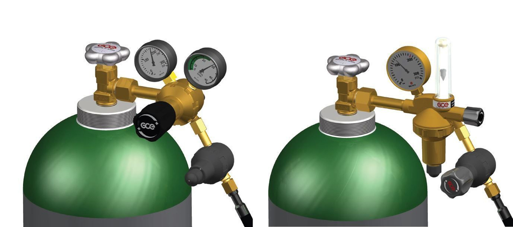 Регулятор-экономизатор GS40А AR/CO2 , вх. G3/8", вых G3/8"