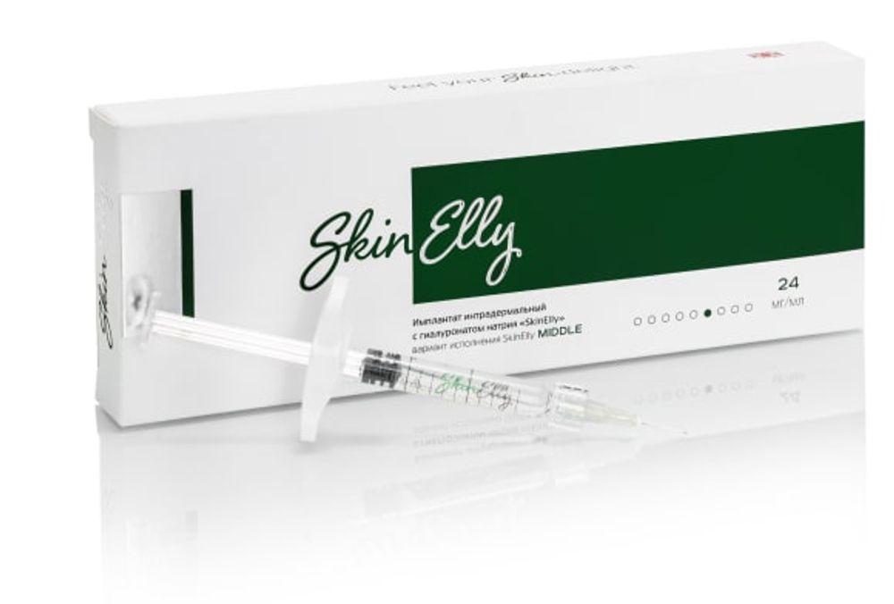 SkinElly MIDDLE имплантат интрадермальный с гиалуронатом натрия 24мг/мл 1,0 №1 игла 27G