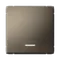Выключатель одноклавишный с подсветкой Systeme Electric ArtGallery Мокко, самозажимные клеммы GAL000613S