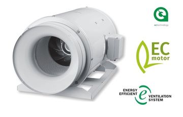 Энергоэффективный канальный вентилятор Soler Palau TD-1300/250 SILENT ECOWATT