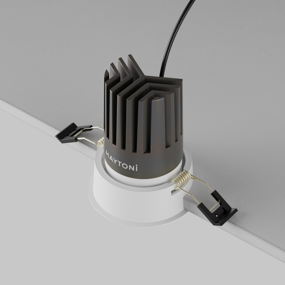 Встраиваемый светодиодный светильник Maytoni Dip DL117-15W-3K-W