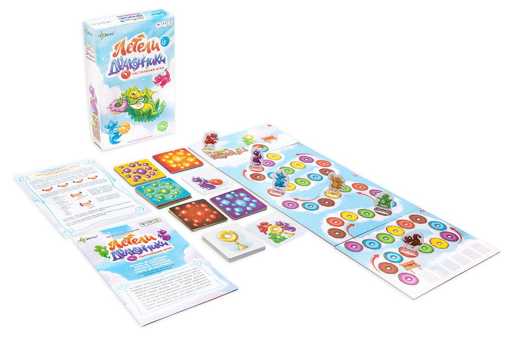 Игра настольная Летели дракончики, Эврикус BG-17065