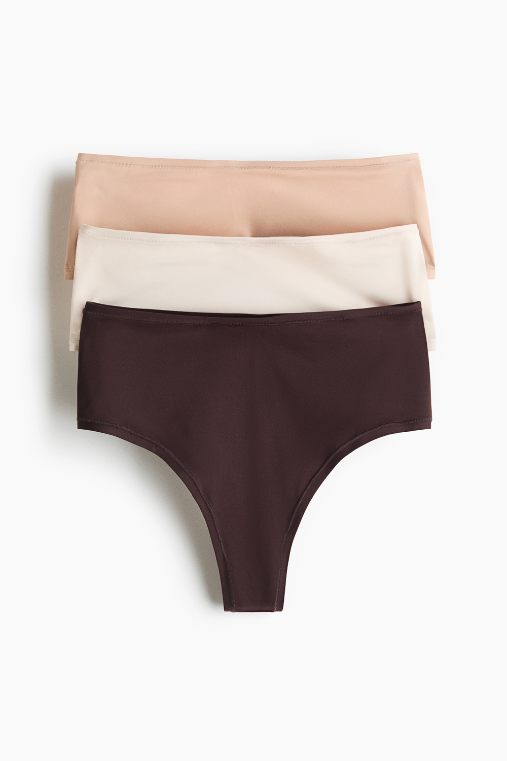 Трусы-бразильяна из микрофибры, 3 шт. - H&M