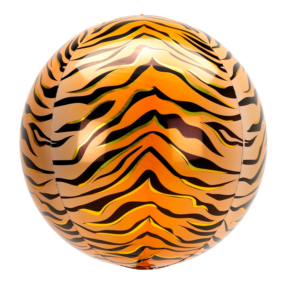 3D сфера 22" анималистика тигр, 1 шт. Е010 Е148