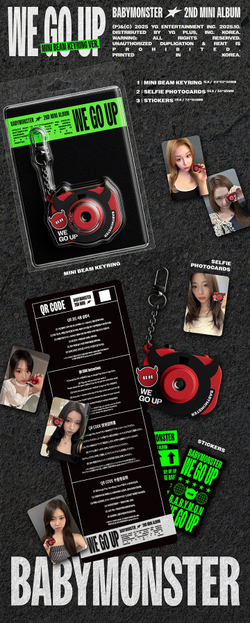 [Альбом] BABYMONSTER - WE GO UP (MINI BEAM KEYRING Ver.)
