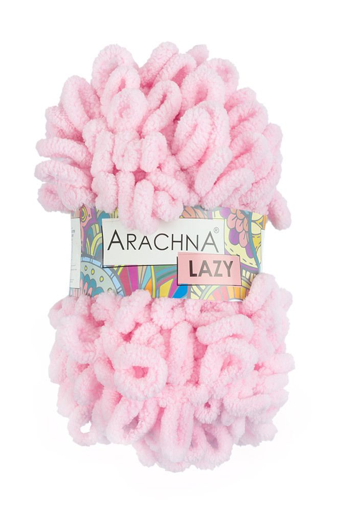 Пряжа Arachna Lazy / уп.5 мот. по 100г, 8.5м, 07 св.розовый Пряжа Arachna Lazy / уп.5 мот. по 100г, 8.5м, 07 св.розовый
