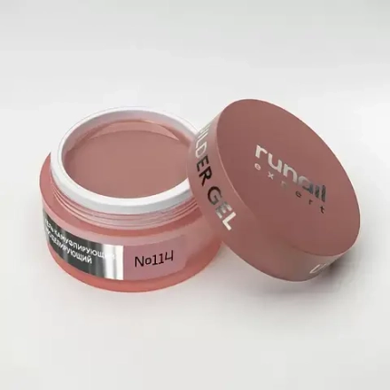 Runail Expert Гель моделирующий UV BUILDER GEL №114 персиковый, 50г банка