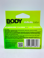 Сменные кассеты для бритья Gillette Labs Body + Intimate, в упаковке 3 кассеты (Германия)