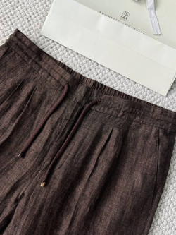 Льняной костюм Brunello Cucinelli