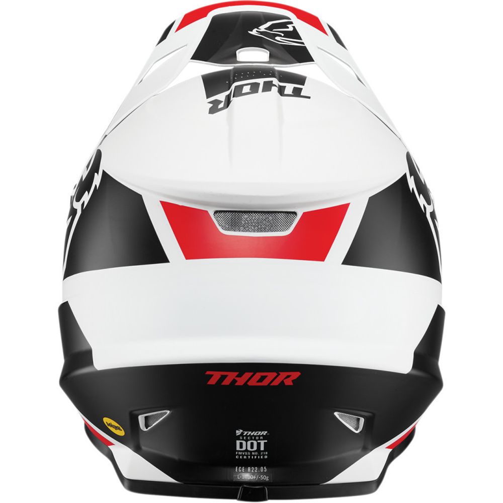 Sector Split Helmet / Черно-белый