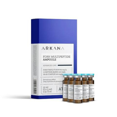 Артикул 74076 PDRN сыворотка с пептидами и гиалуроновой кислотой PDRN Multipeptide Ampoule 5*3 мл