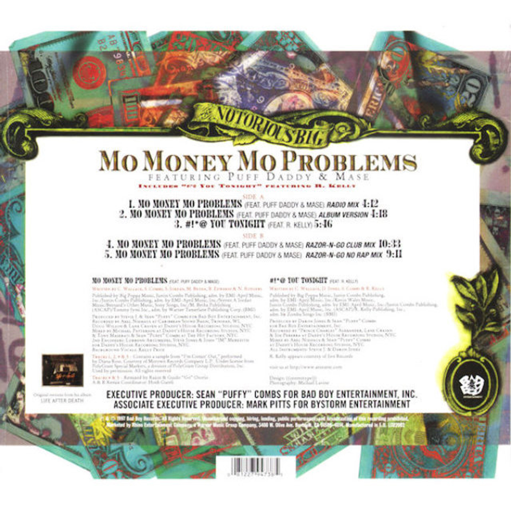 The Notorious B.I.G. / Mo Money, Mo Problems (Coloured Vinyl)(12" Vinyl Single)