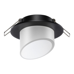 370896 SPOT NT22 511 черный Светильник встраиваемый IP20 GU10 9W 220V LIRIO