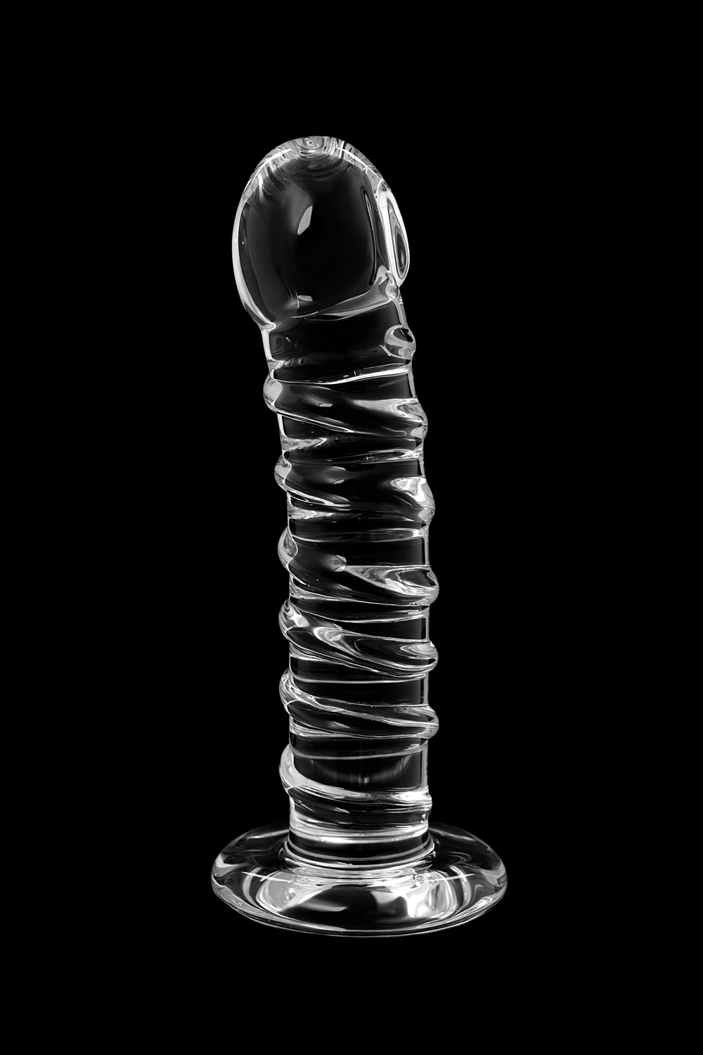 Фаллоимитатор Sexus Glass, стекло, 16 см
