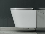 Комплект подвесной безободковый унитаз Ceramica Nova Forma с крышкой-сиденьем CN3011 + инсталляция Creto Standart 1.0