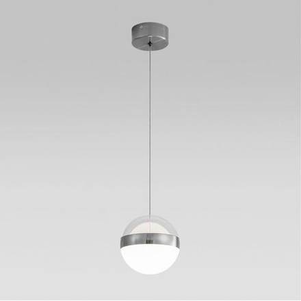 5037/12L L-VISION ODL24 511 никель/прозрачн/молочный/металл/акрил Подвес LED 12W 4000K 600лм RONI