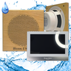 Комплект домашней акустической системы с караоке-усилителем Steam & Water SOUND SAUNA S2