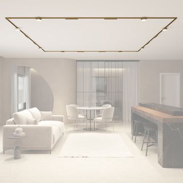 Трек-система 144W 3000К SET SHINE 18 латунь Shine SEТ Denkirs