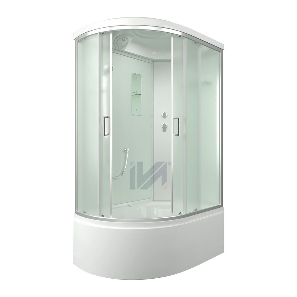 Душевая кабина IVA SC120CMR 1200*800*2150 высокий поддон, светлое стекло